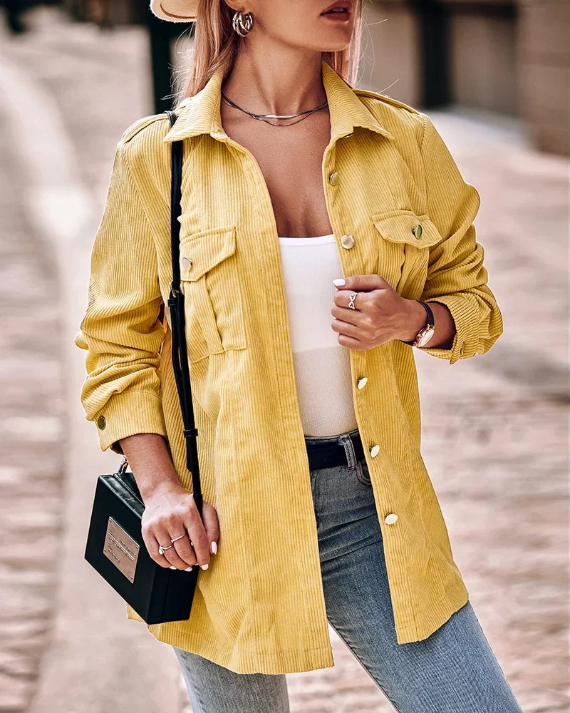 Oversized Cordjacke für Damen - Image 2