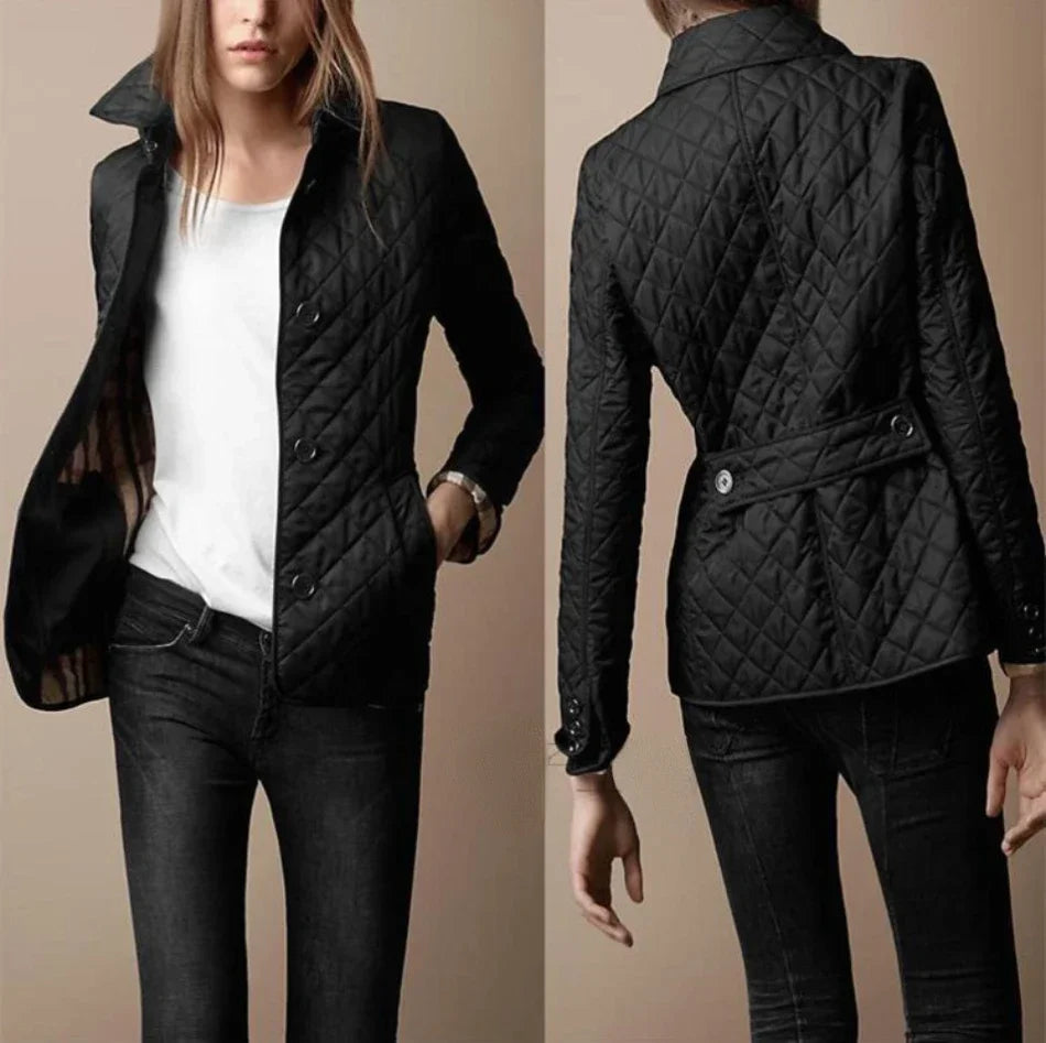 Gesteppte Jacke mit Knopfleiste für Damen - Image 6