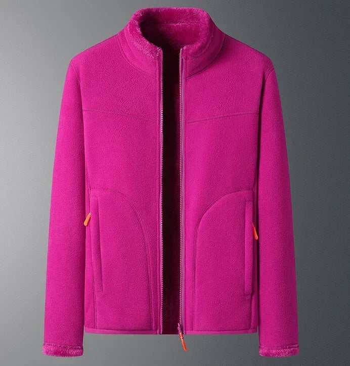 Sherpa-gefütterte Fleecejacke für Damen - Image 6