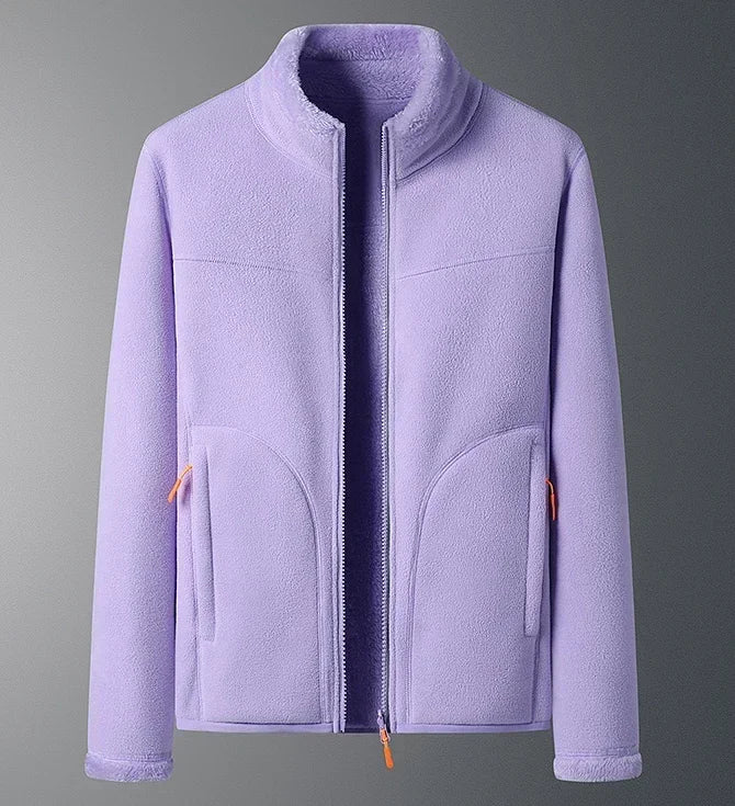 Sherpa-gefütterte Fleecejacke für Damen - Image 7