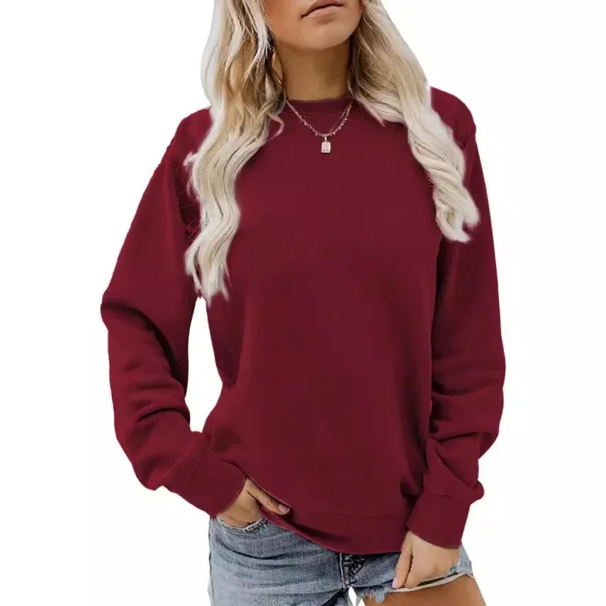 Relaxed Fit" Rundhals-Pullover für Damen - Image 11