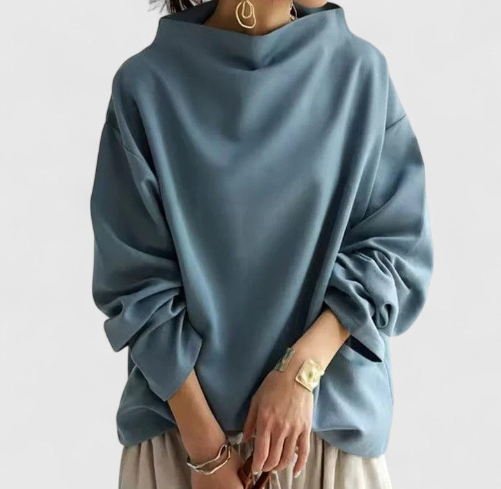 Oversized Langarmshirt für Damen - Image 2