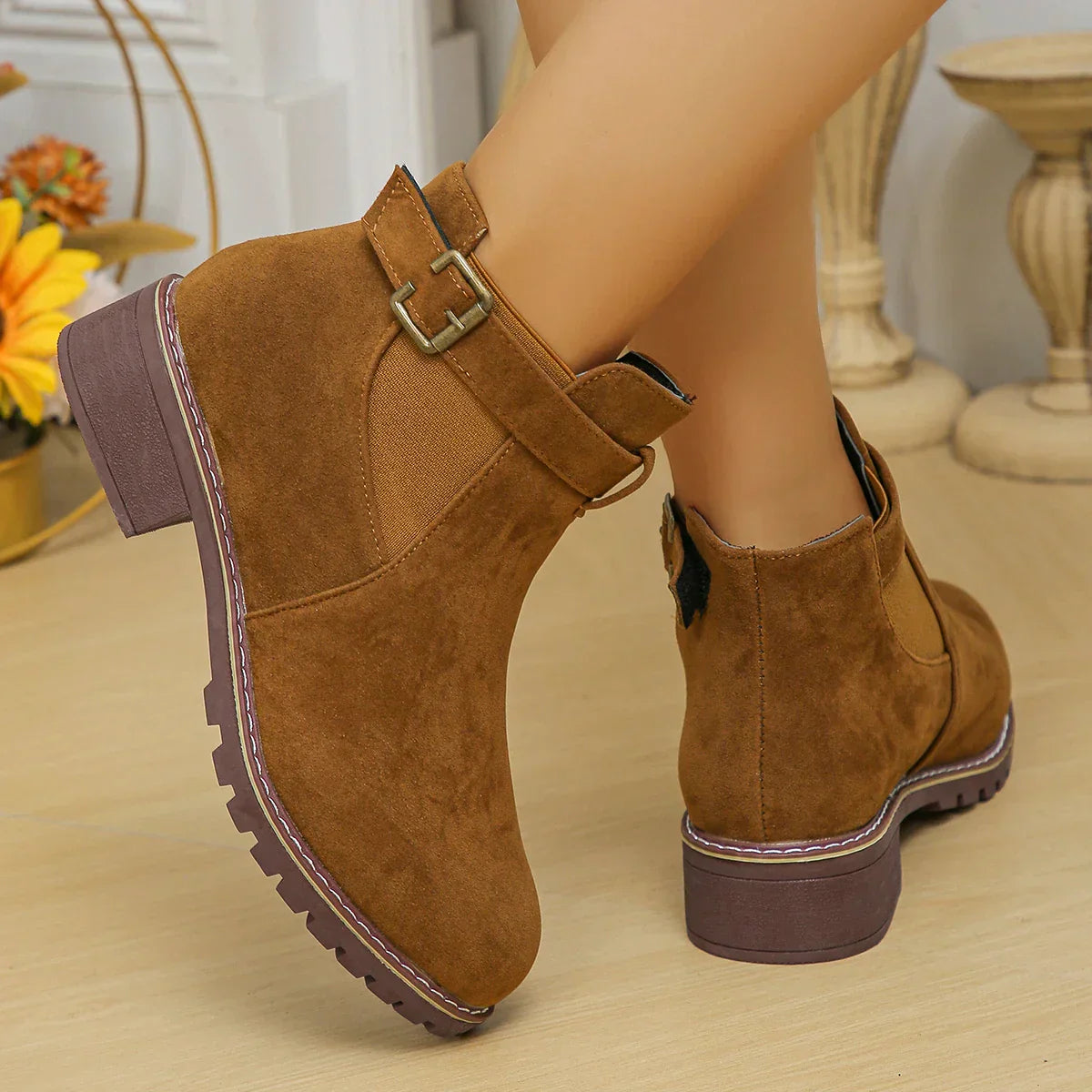 Lässige Damen Stiefeletten mit Absatz für jeden Anlass – Sophia