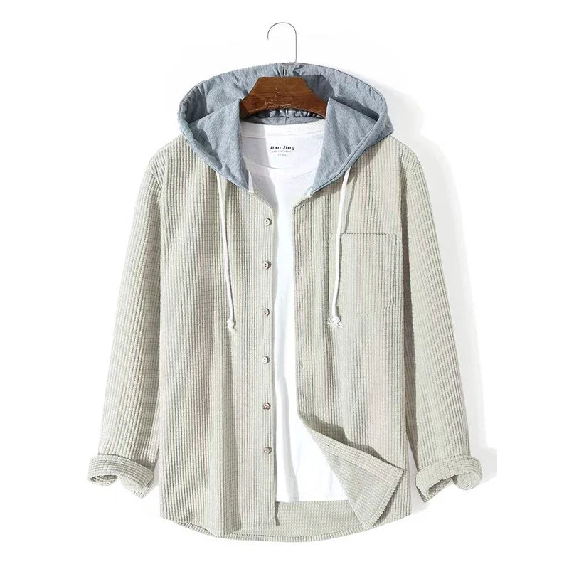 Cordjacke mit Kapuze für Herren - Image 1