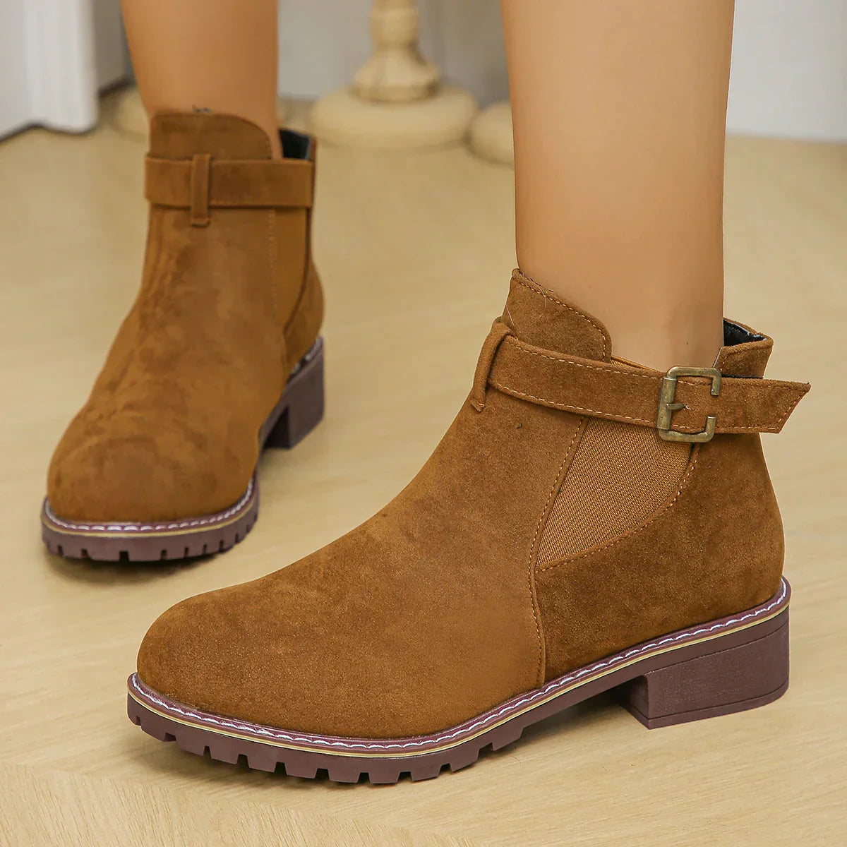 Lässige Damen Stiefeletten mit Absatz für jeden Anlass – Sophia