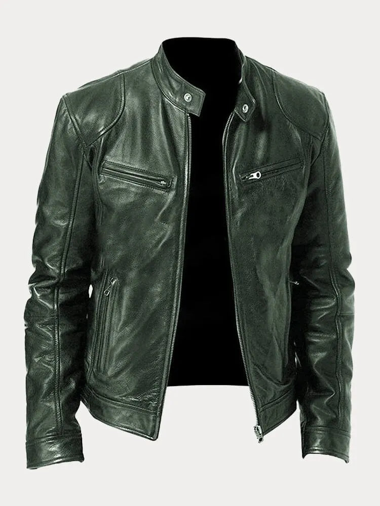 Slim Fit Racer Jacke für Herren - Image 12