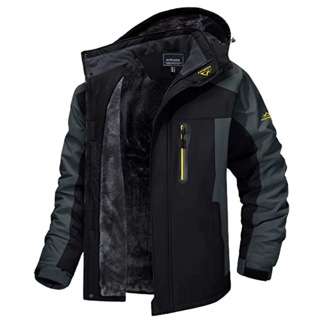 Kapuzen-Colorblock-Jacke für Herren - Image 3