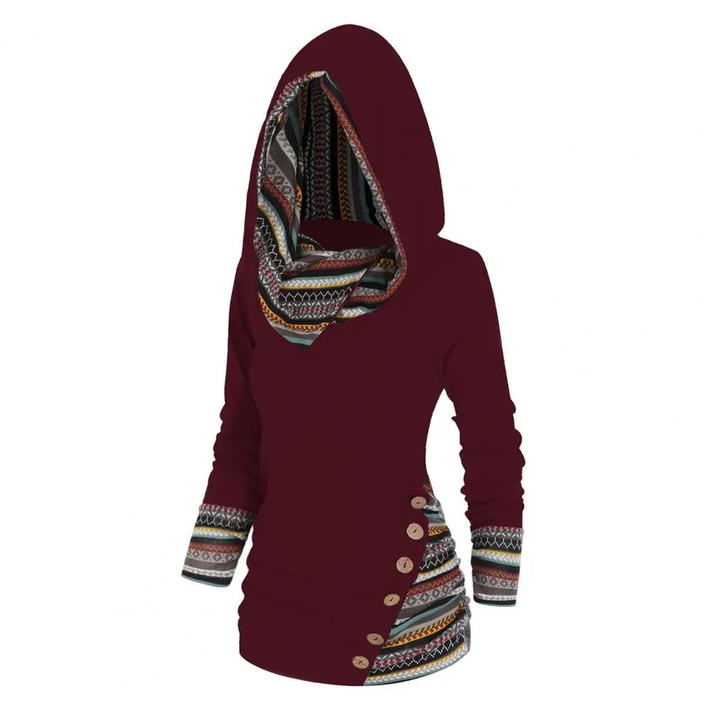 Wasserfallkragen-Tunika-Pullover für Damen - Image 6