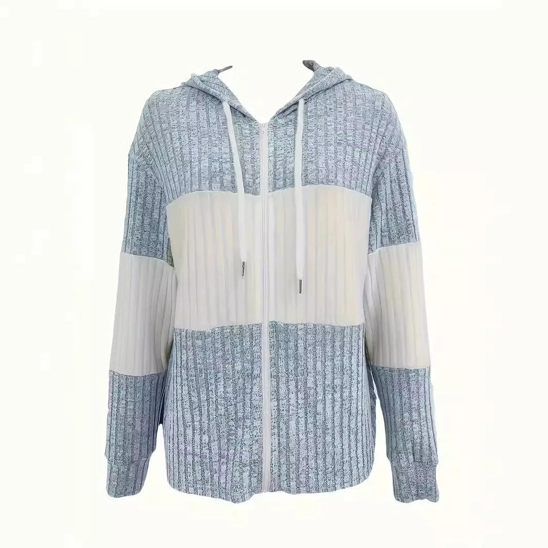 Kapuzen-Sweatshirt mit Reißverschluss für Damen - Image 4