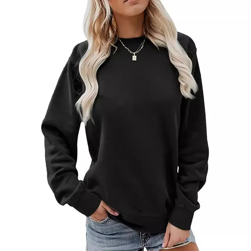 Relaxed Fit" Rundhals-Pullover für Damen - Image 2
