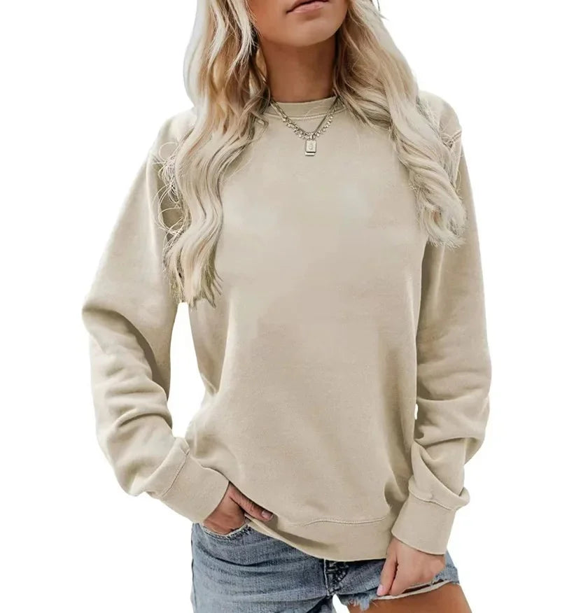 Relaxed Fit" Rundhals-Pullover für Damen - Image 9