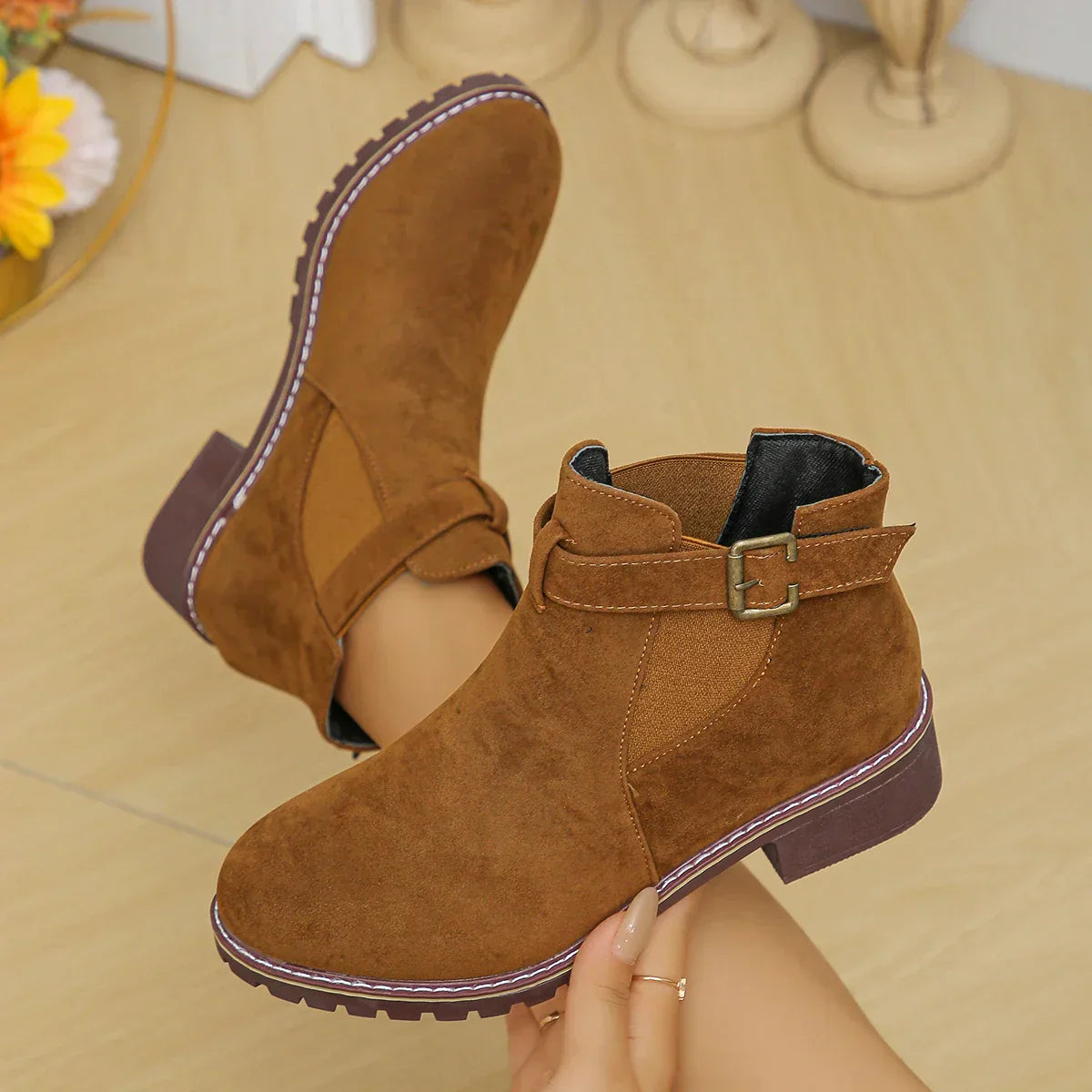 Lässige Damen Stiefeletten mit Absatz für jeden Anlass – Sophia