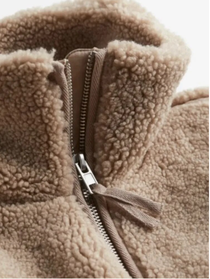 Teddy Weste Damen kurz & warm für Herbst & Winter – Sophia