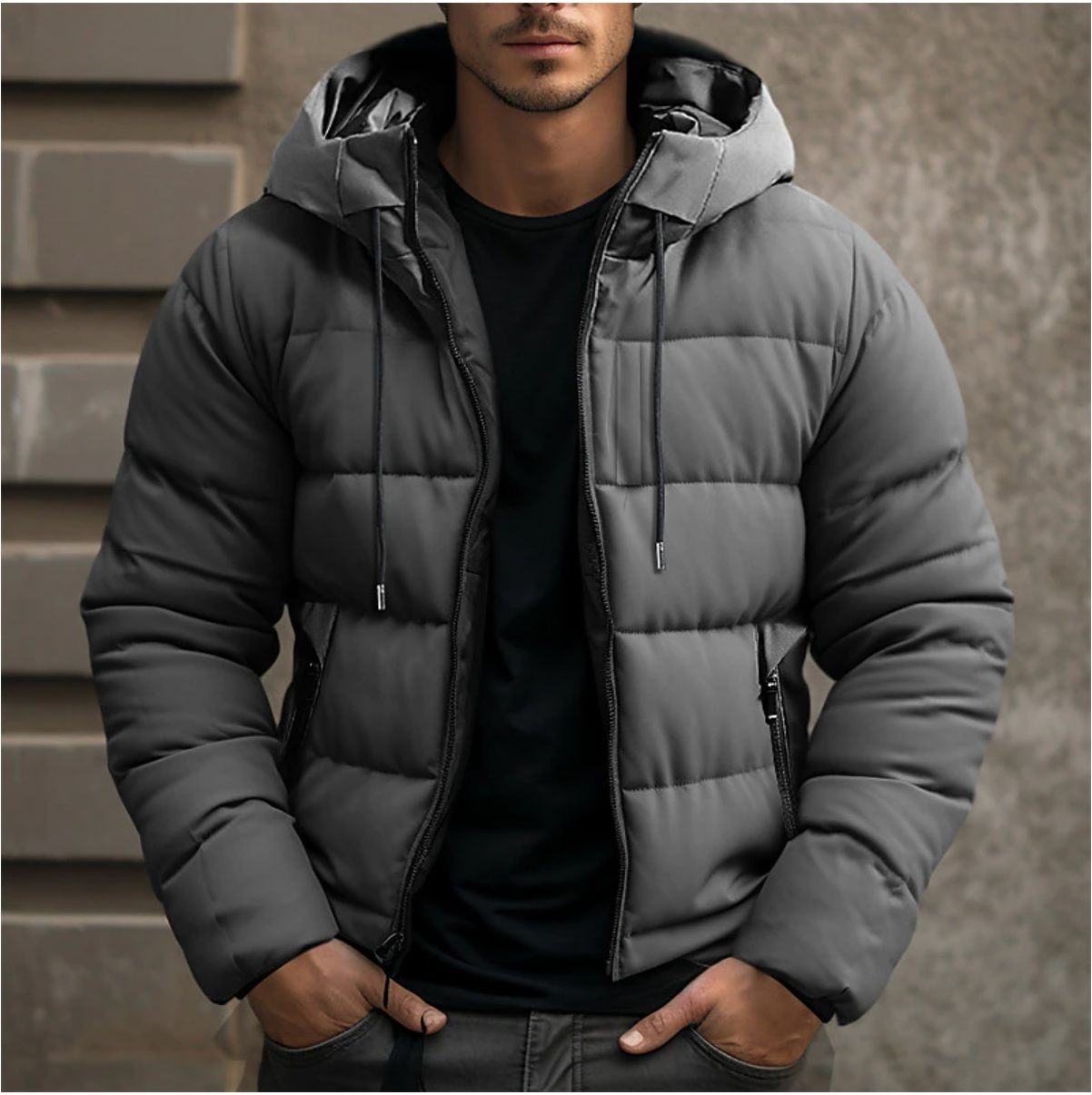 Wasserdichte Winterjacke für Herren: Warm und Robust – Tobias