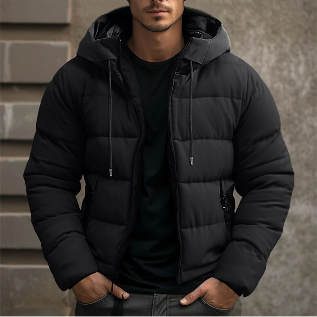 Wasserdichte Winterjacke für Herren: Warm und Robust – Tobias