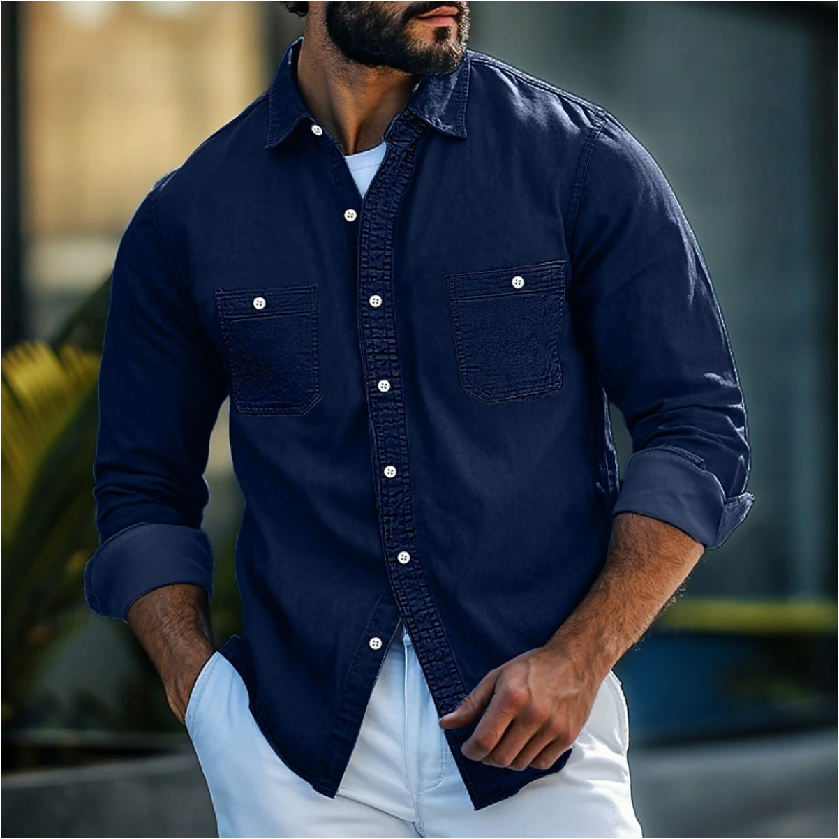 Herren Denim Hemd für zeitlosen Stil – Benjamin