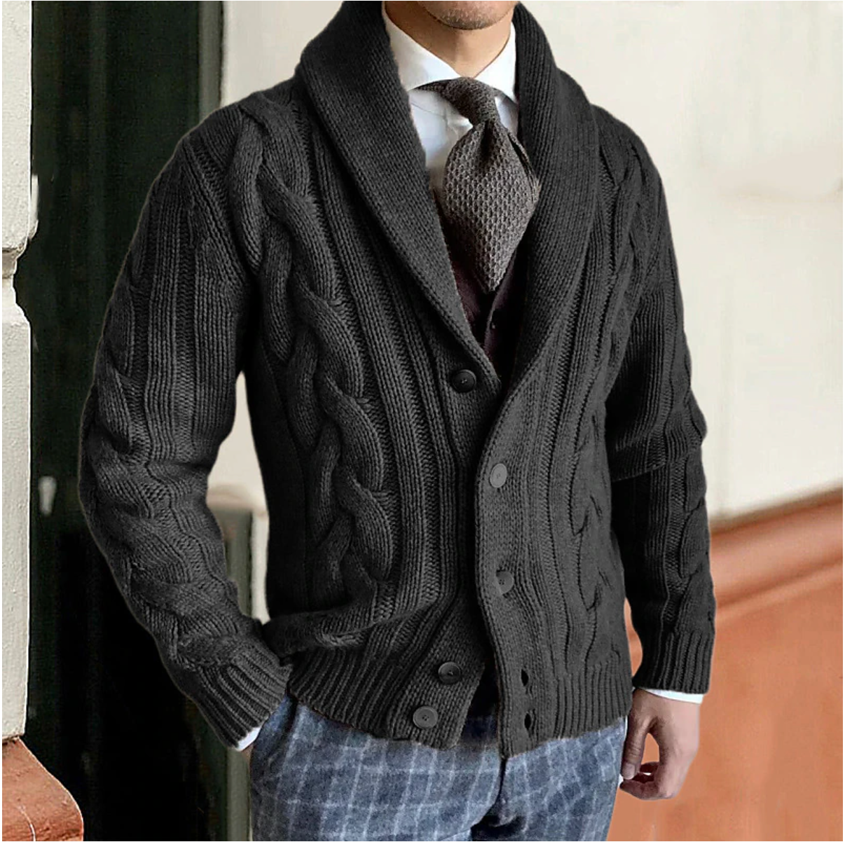 Herren Cardigan Pullover: Komfortabel und Vielseitig für jede Jahreszeit – Jonas