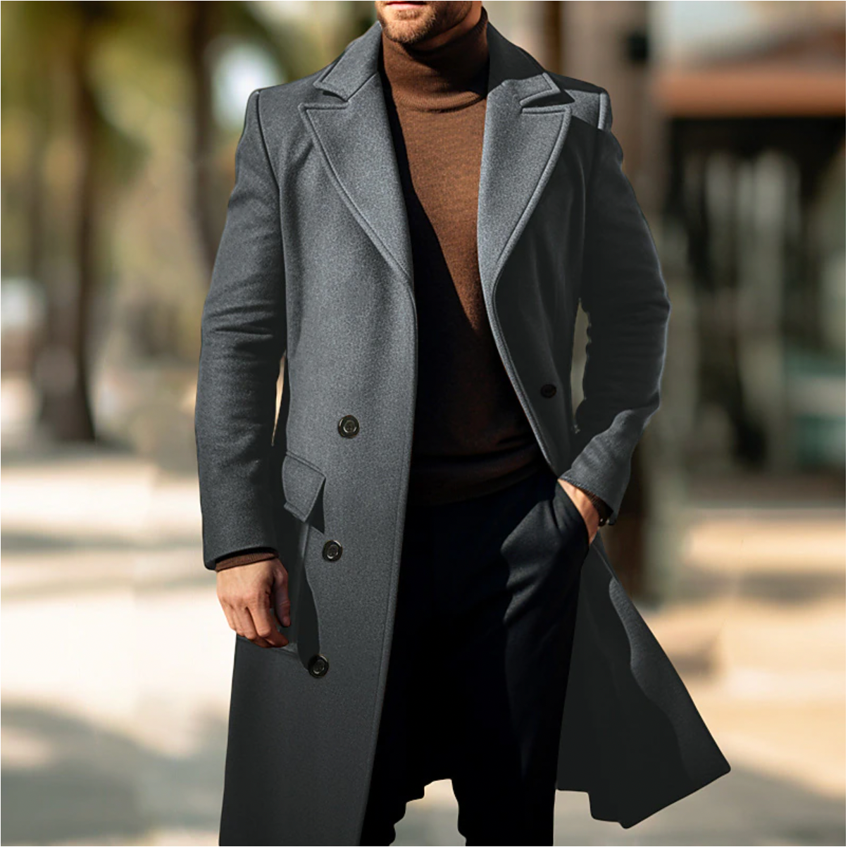 Herren Winterjacke: Warm, Elegant und Funktional – Sebastian