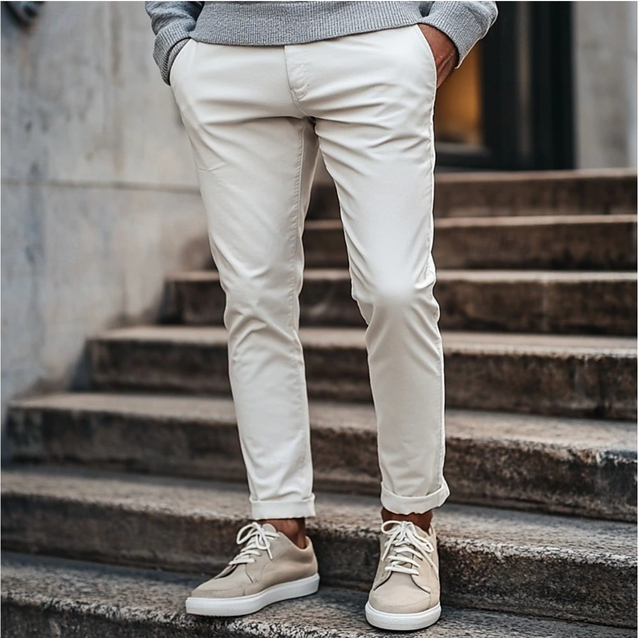 Herren Atmungsaktive Freizeit Hose für Komfort – Noah