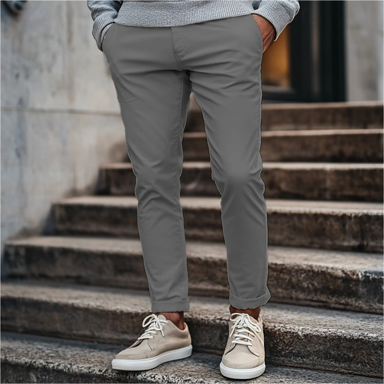 Herren Atmungsaktive Freizeit Hose für Komfort – Noah