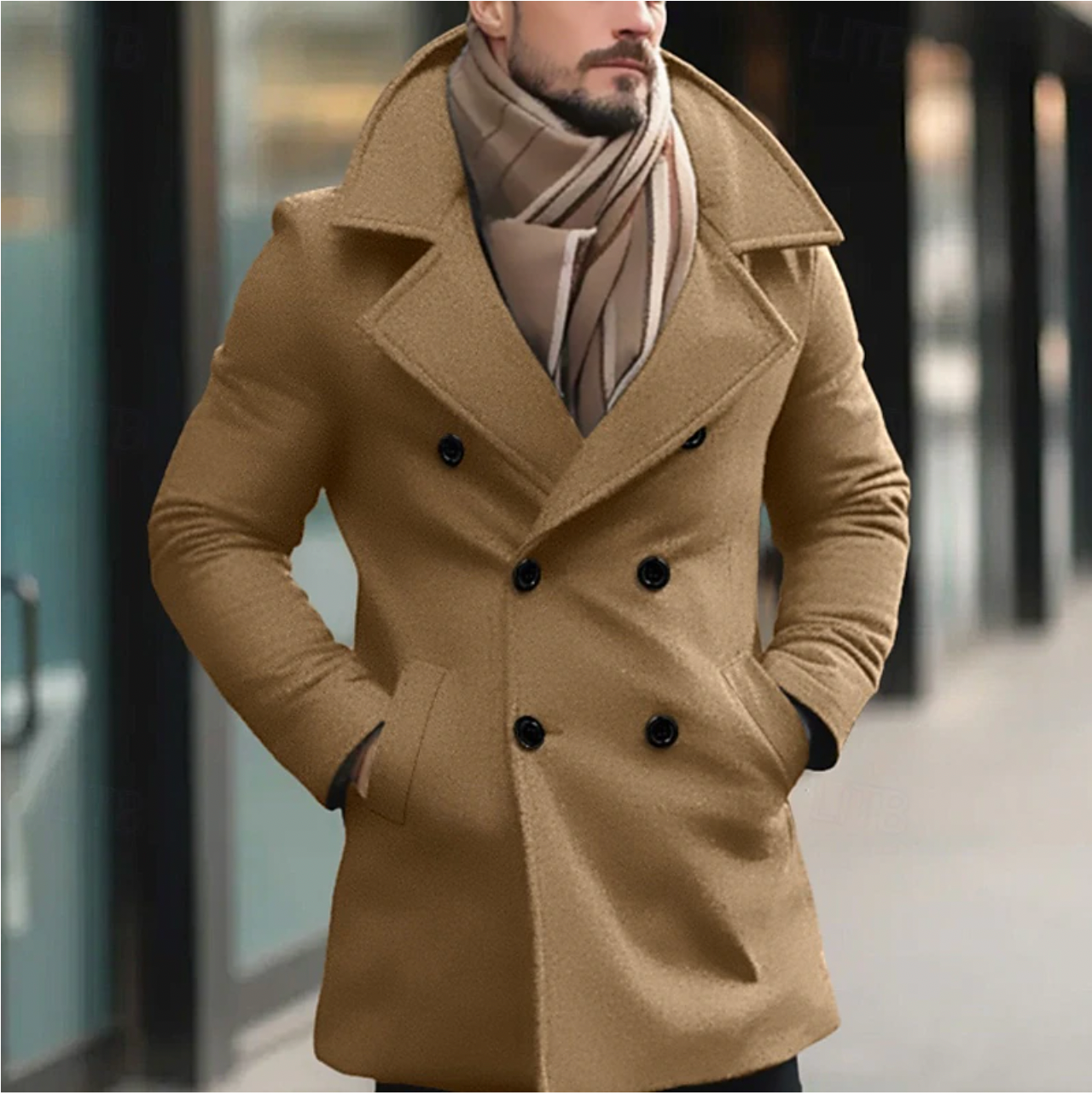 Herren Trenchcoat: Elegant und Wasserabweisend für Jeden Anlass – Julian