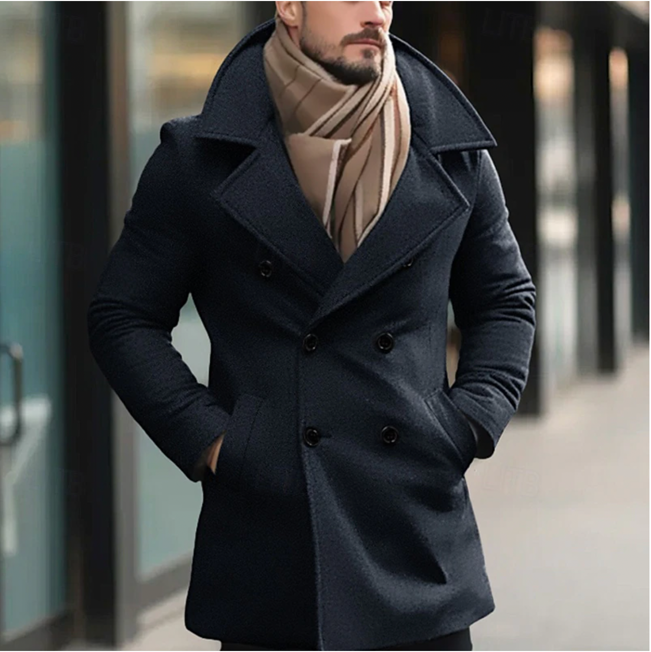 Herren Trenchcoat: Elegant und Wasserabweisend für Jeden Anlass – Julian