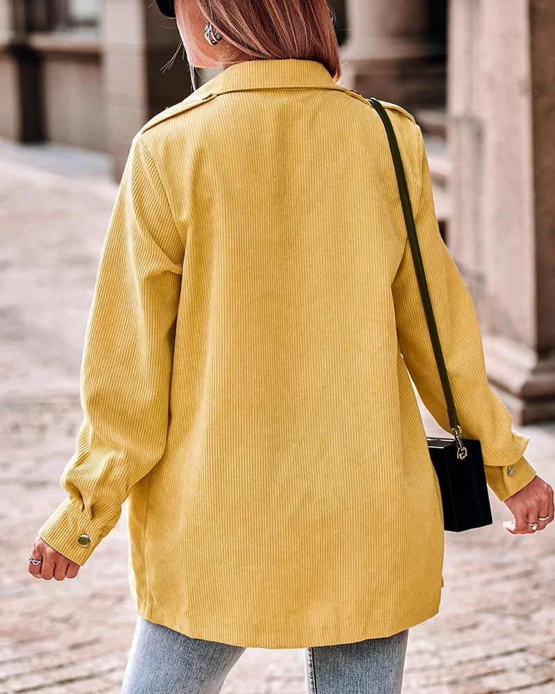 Oversized Cordjacke für Damen - Image 5
