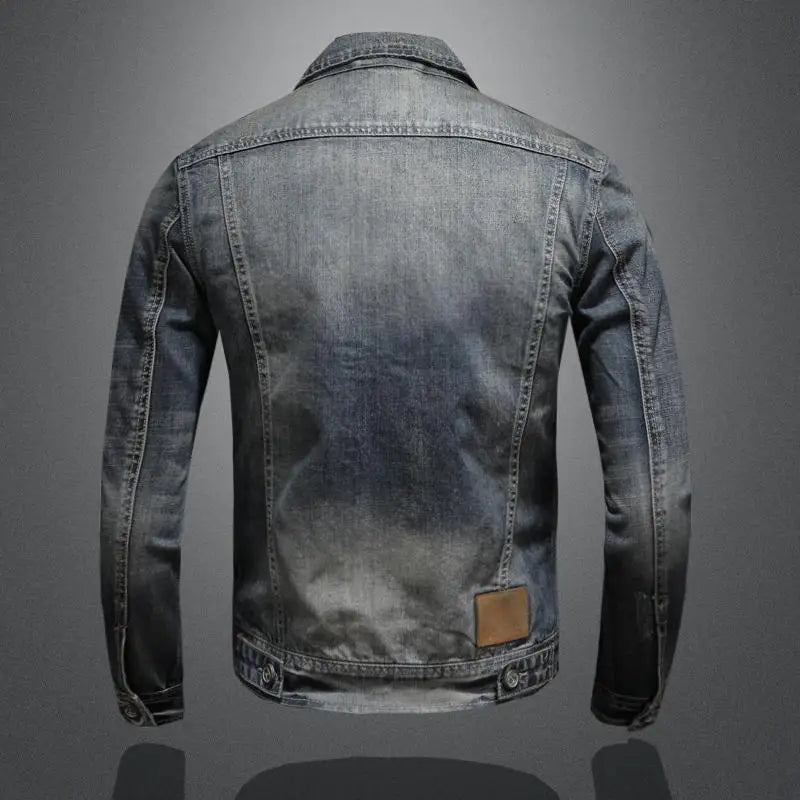 Acid-Wash Jeansjacke für Herren - Image 2