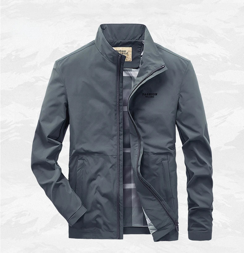 Leichte Herren Jacke mit Reißverschluss - Image 3