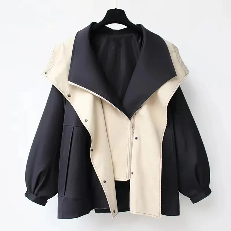 Jacke mit übergroßem Kragen für Damen - Image 3