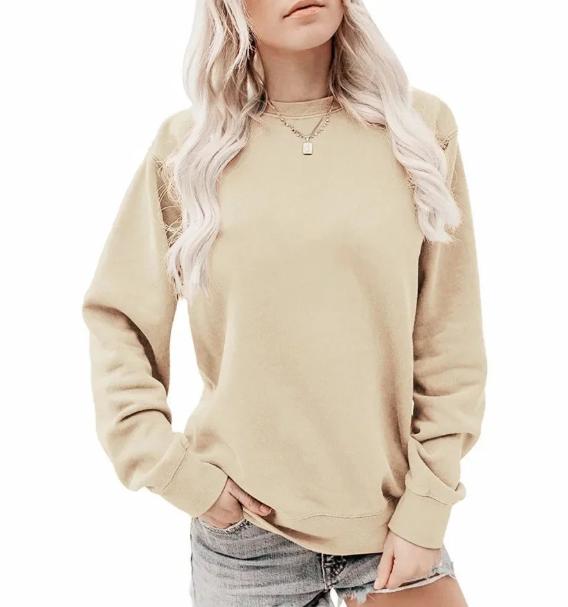 Relaxed Fit" Rundhals-Pullover für Damen - Image 5