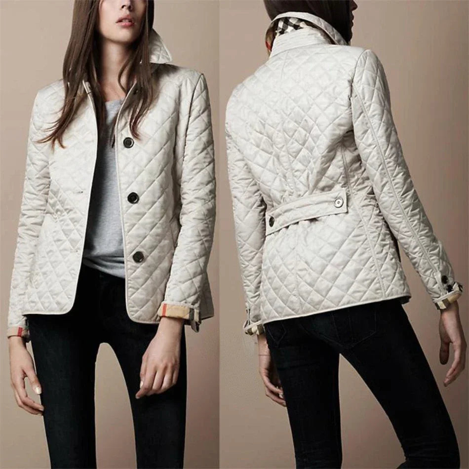 Gesteppte Jacke mit Knopfleiste für Damen - Image 5
