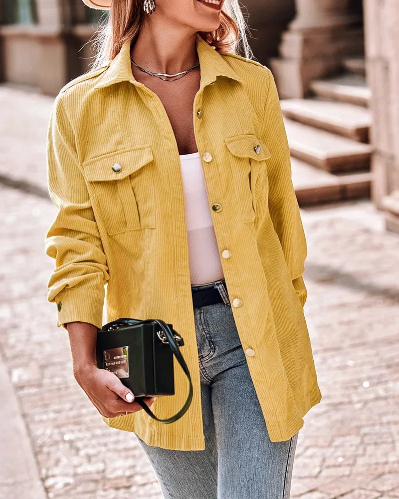 Oversized Cordjacke für Damen - Image 3