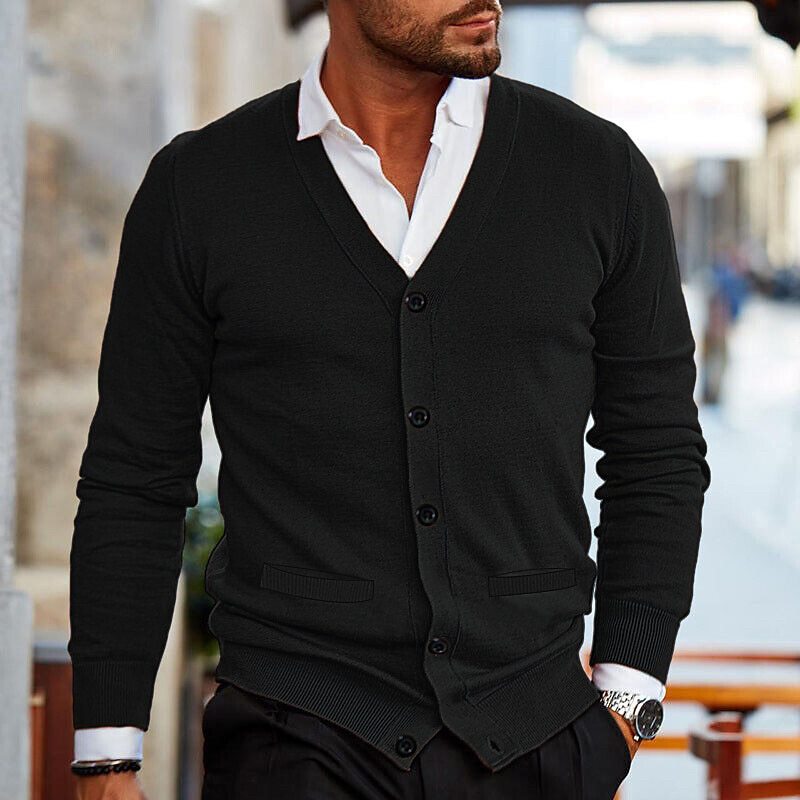 Herren Cardigan: Lässig, Komfortabel und Stilvoll – Moritz