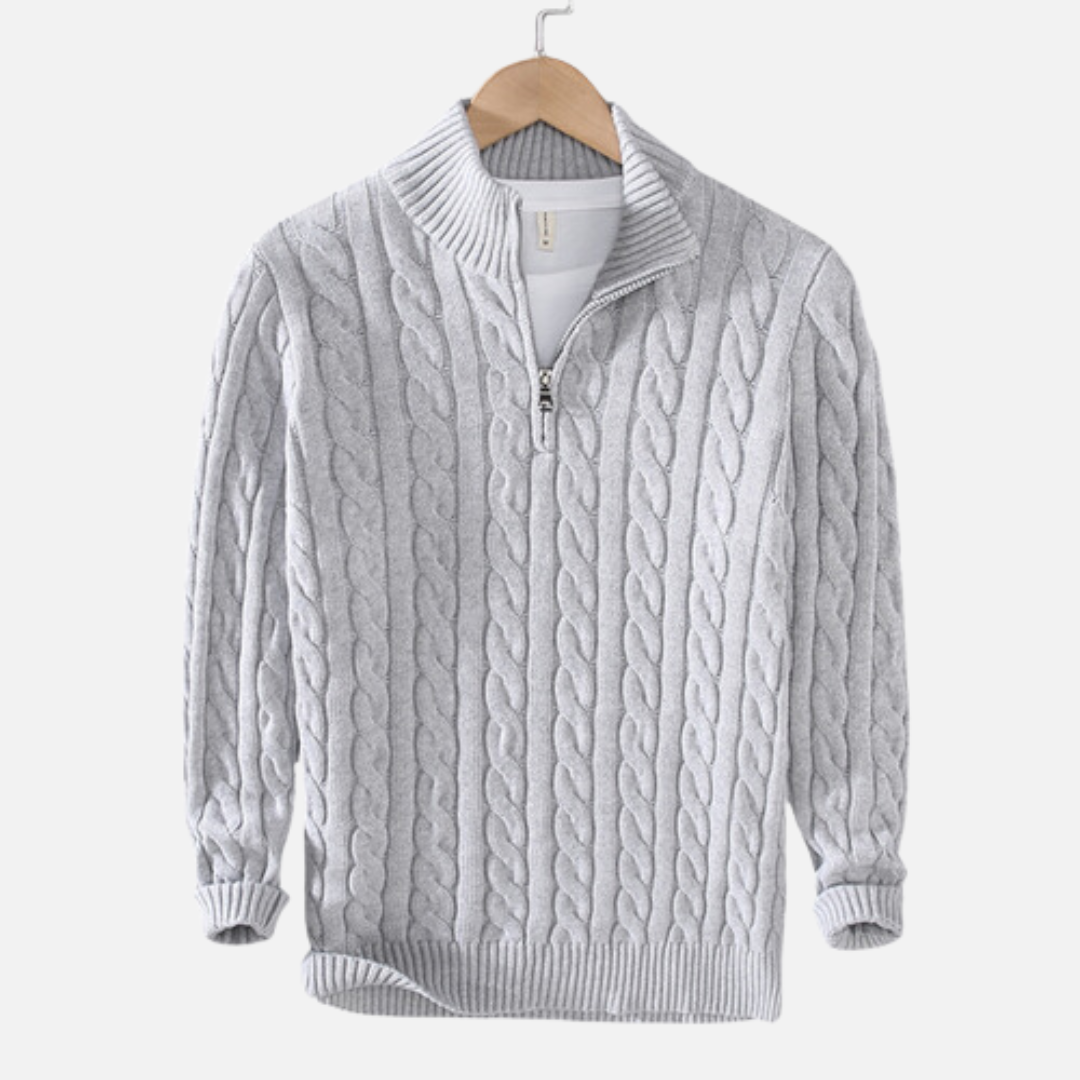 Zopfmuster-Pullover für Herren - Image 1