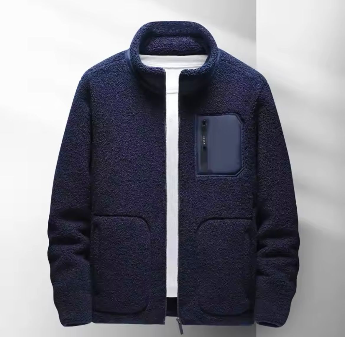 Fleecejacke mit durchgehendem Reißverschluss für Herren - Image 2