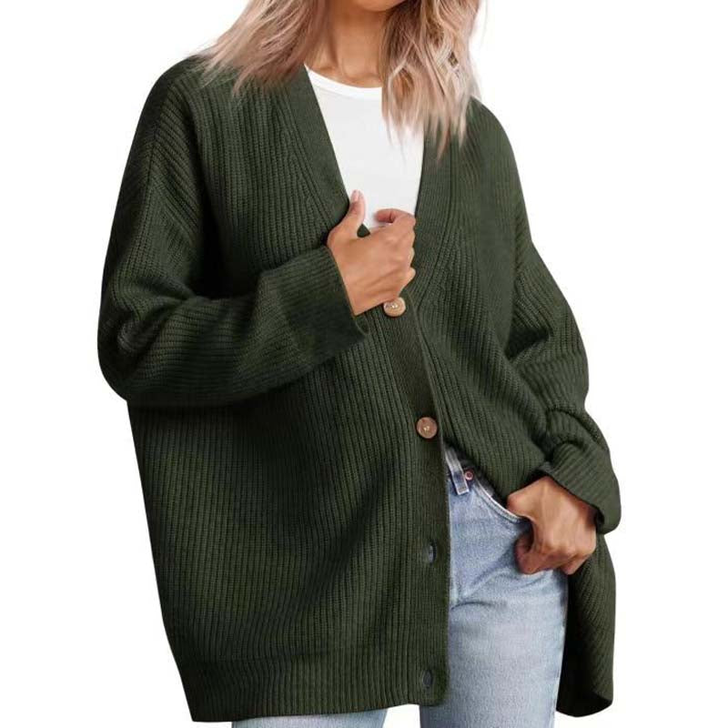 Oversized Strickjacke mit Rippenmuster für Damen - Image 13