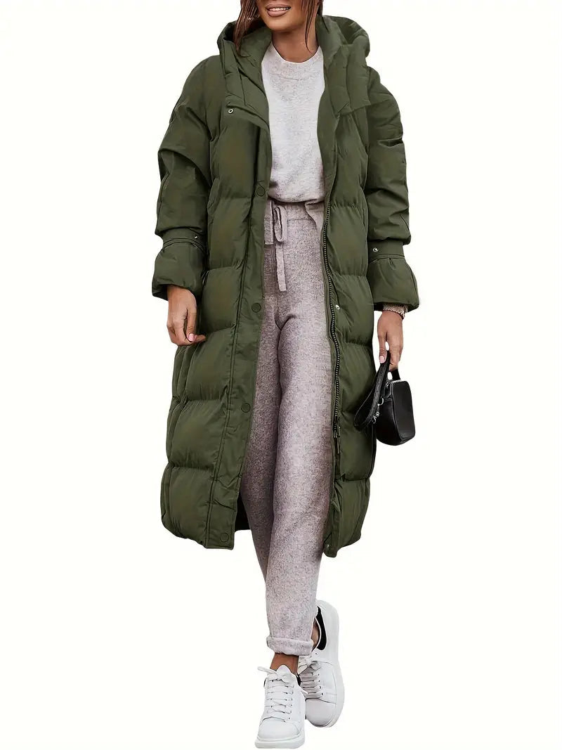 Kapuzen-Puffer-Mantel für Damen - Image 2