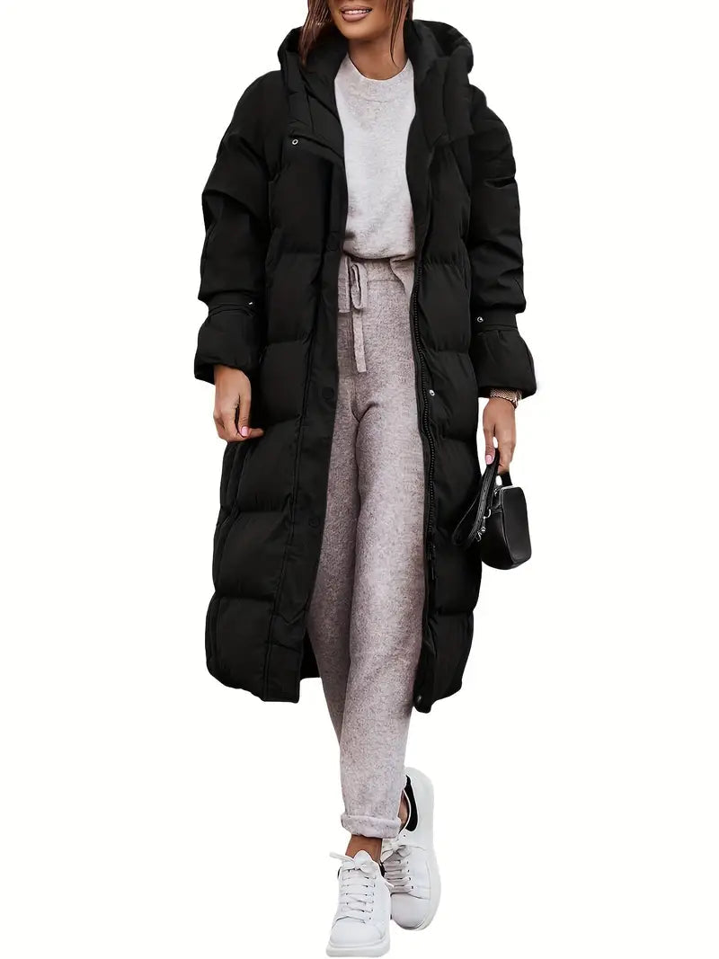 Kapuzen-Puffer-Mantel für Damen - Image 4