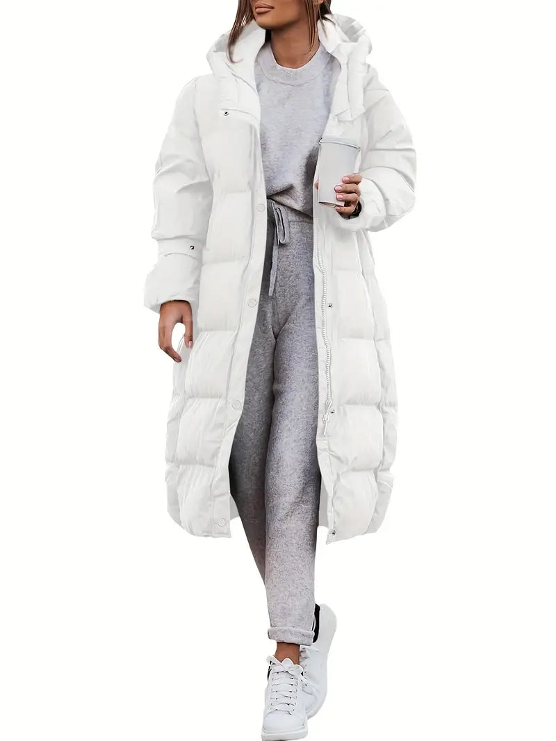 Kapuzen-Puffer-Mantel für Damen - Image 5