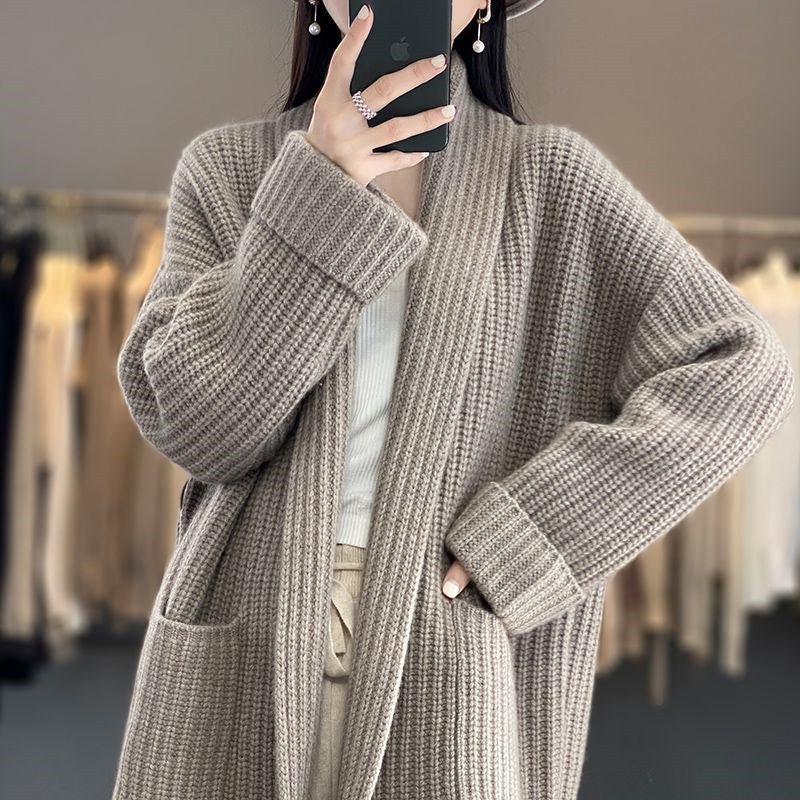 Lange Strickjacke für Damen - Image 2