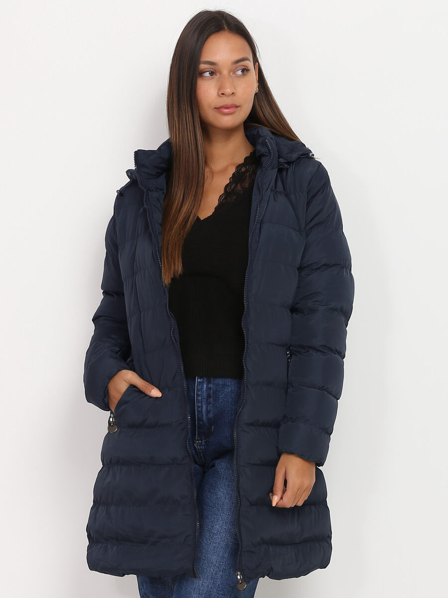 Kapuzen-Puffer-Mantel für Damen - Image 4