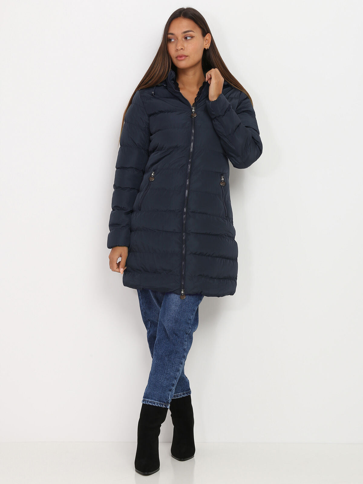 Kapuzen-Puffer-Mantel für Damen - Image 6