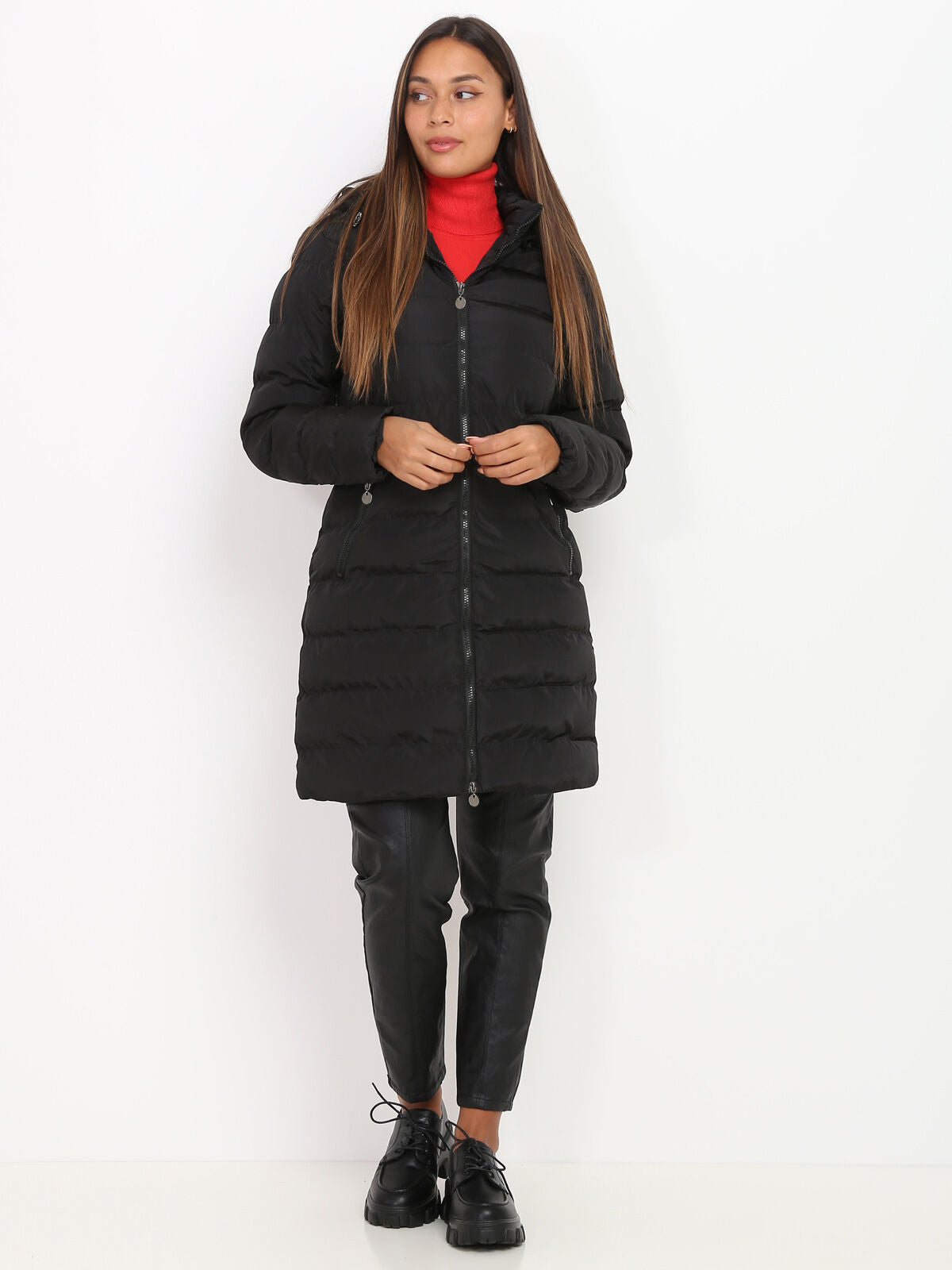Kapuzen-Puffer-Mantel für Damen - Image 9