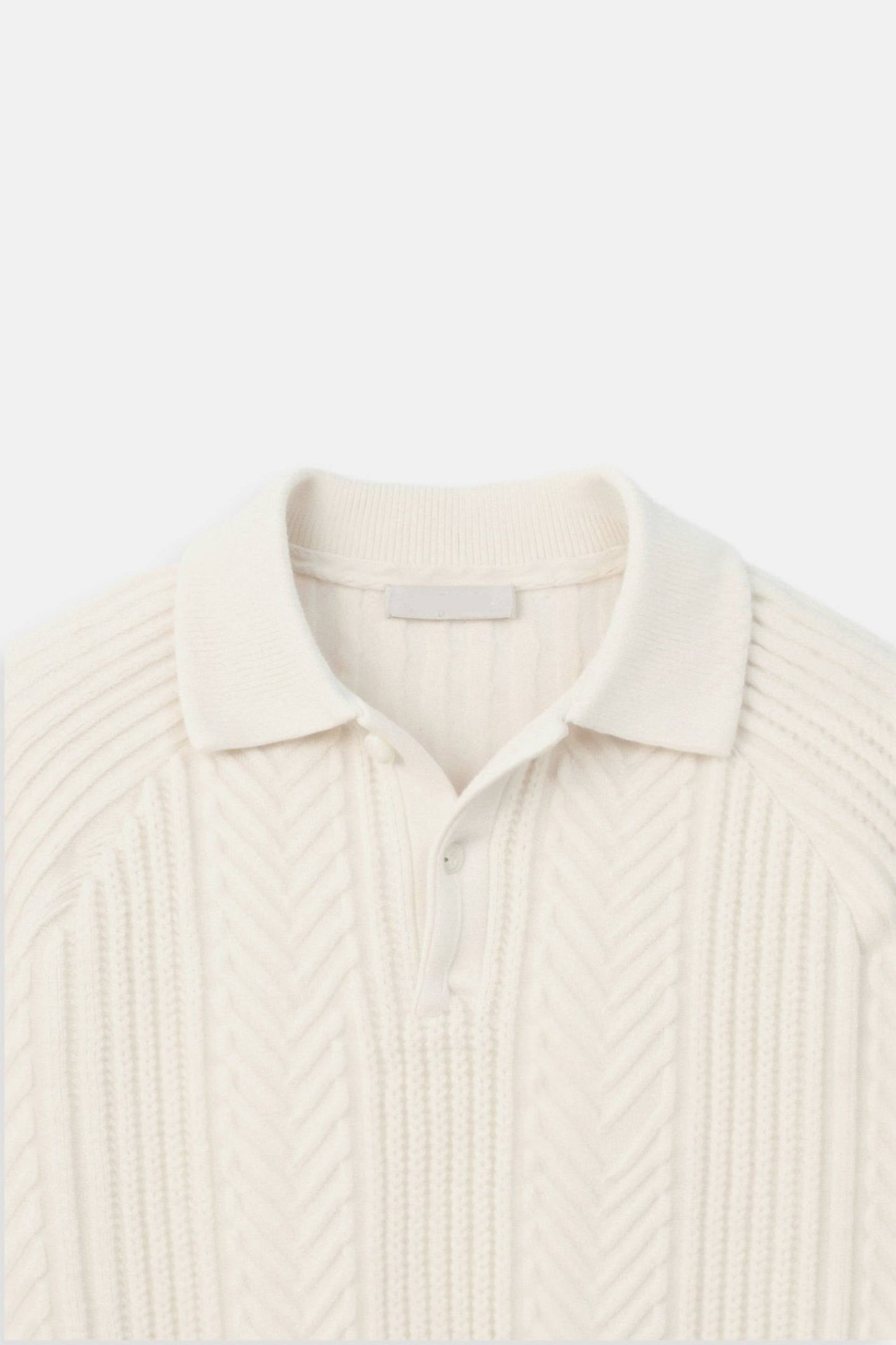 Zopfmuster Polo-Pullover für Herren - Image 7