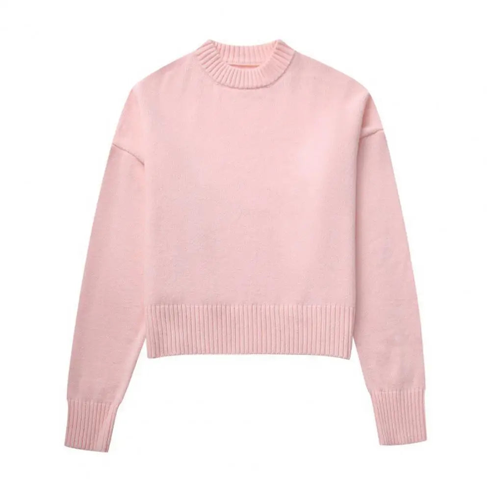 Oversized Rundhals-Pullover für Damen - Image 1