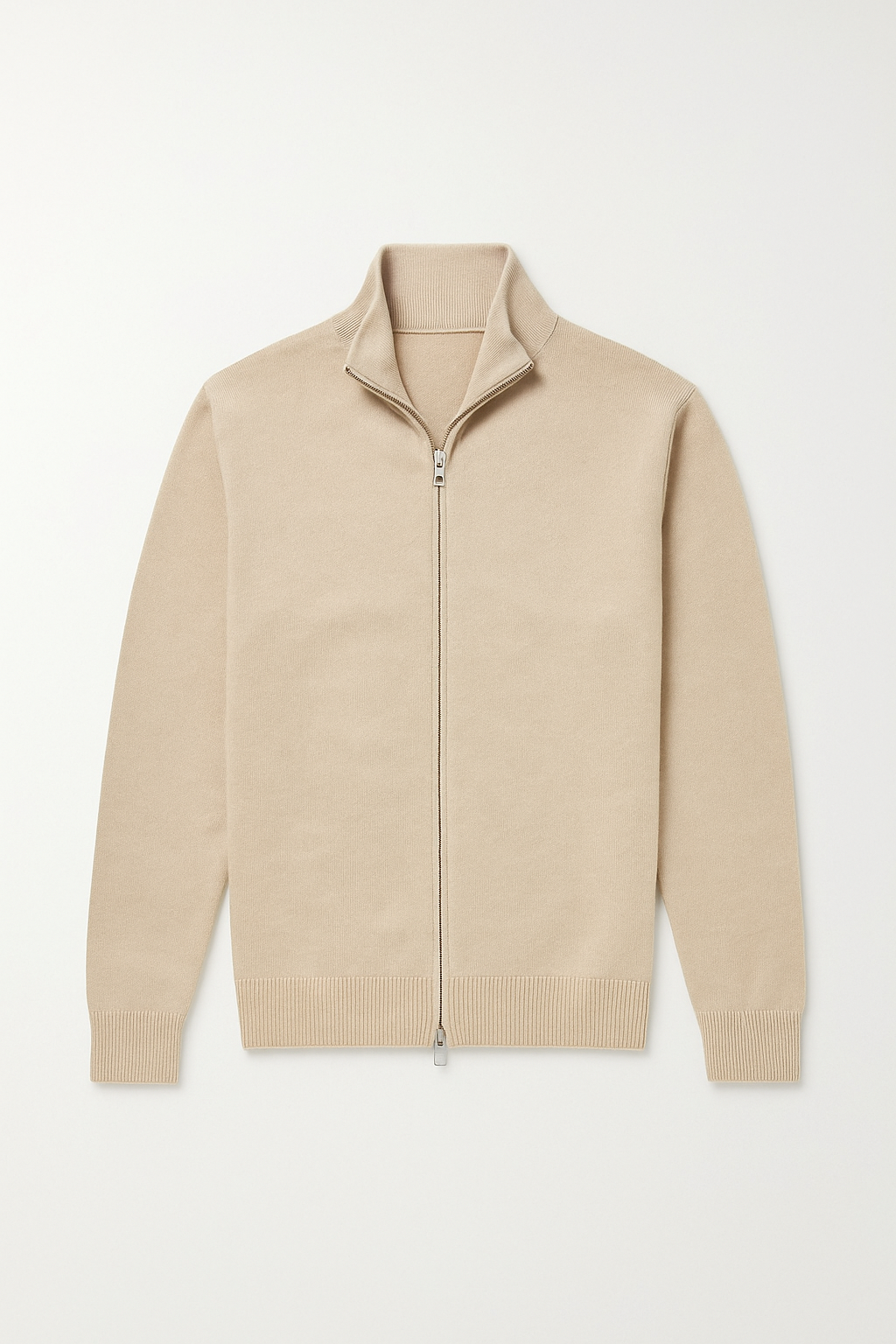 Gerippter Strickpullover mit durchgehendem Reißverschluss für Herren - Image 10