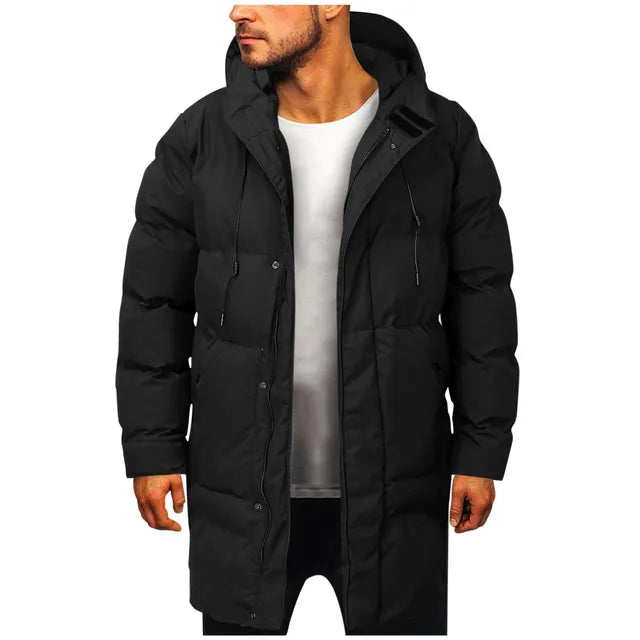 Lange Winterjacke für Herren: Warm und Wasserabweisend – Jonas