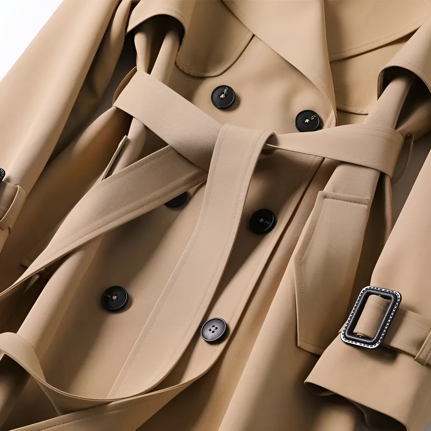 Trenchcoat mit Gürtel für Damen - Image 3