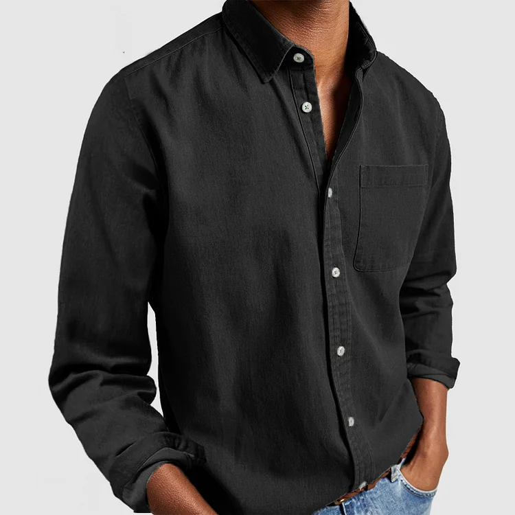 Button-Down Langarmhemd für Herren - Image 6